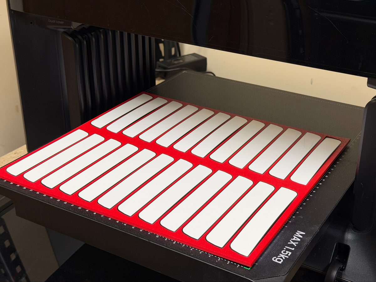 UV printing in progress